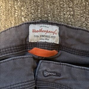 Weatherproof Vintage Gray cargo Pants 36x32